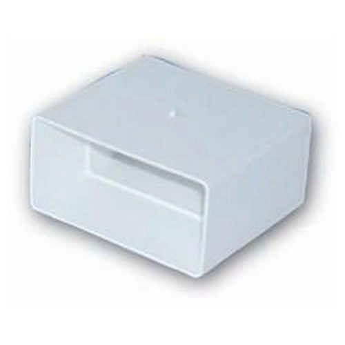 Upmann - Flachkanal System 150 Verbinder 90 x 220 mm weiss