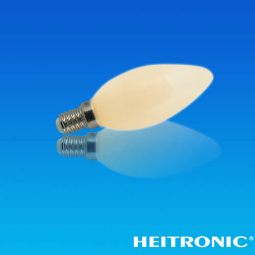 HEITRONIC - LED Leuchtmittel E14 4 Watt warmweiss Kerzenform 2700 Kelvin