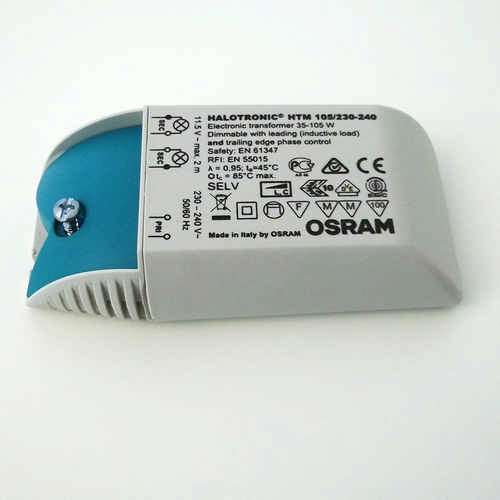 Elektronischer Trafo 12 Volt für Halogen 35-105 Watt HTM Maus - Osram