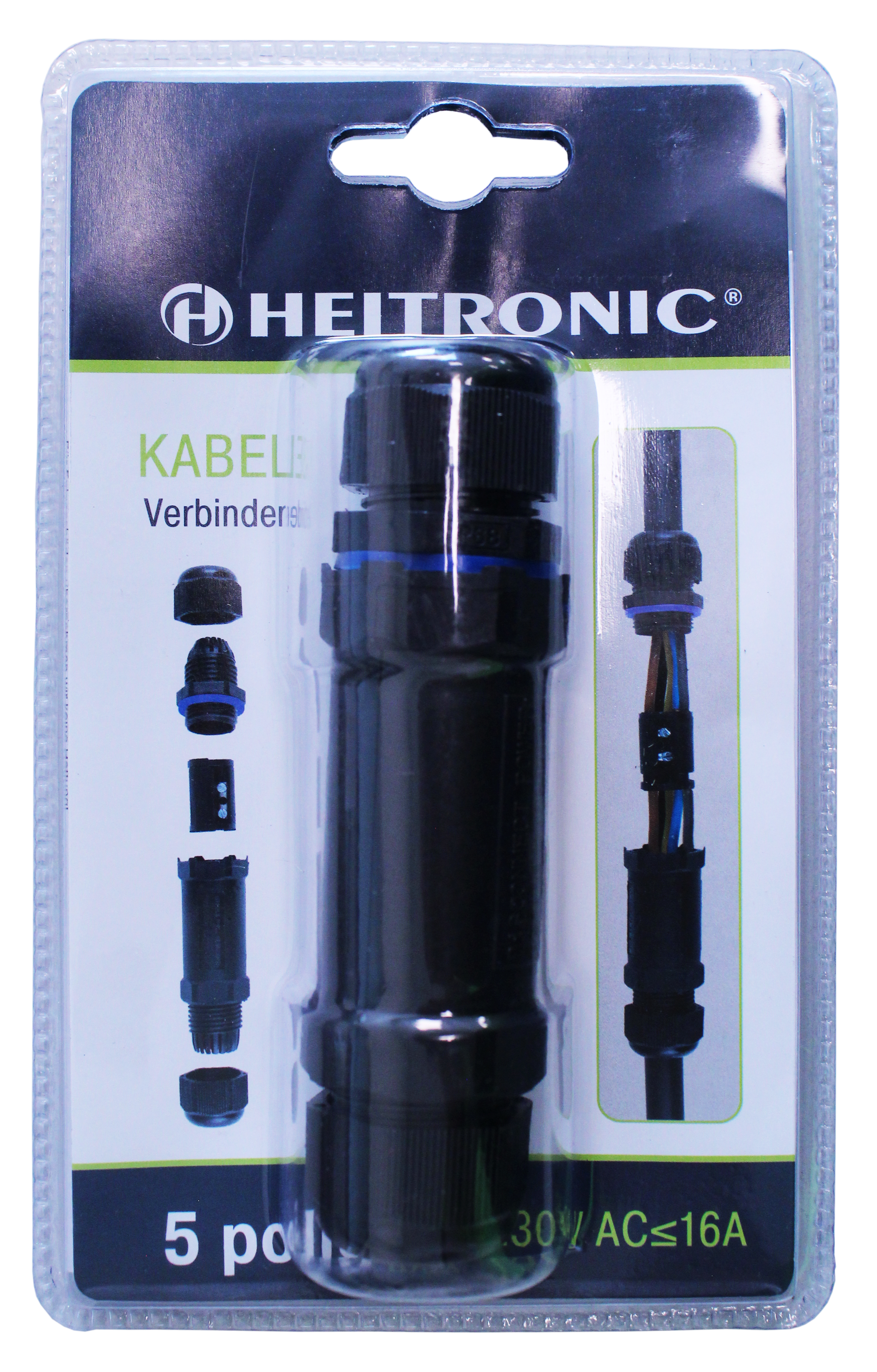 HEITRONIC - Kabelverbinder 5-polig IP 68