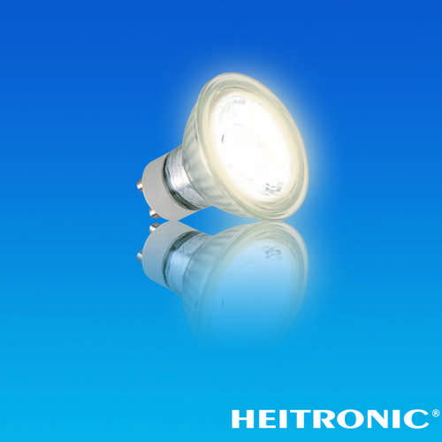 HEITRONIC - LED Leuchtmittel GU10 1 COB LED 2700 Kelvin